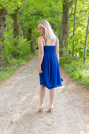 Precious Dress - Bright Blue