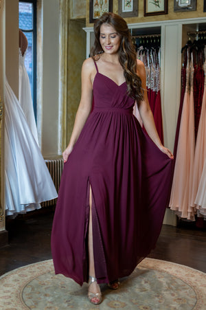 Fall In Love Dress - Bordeaux