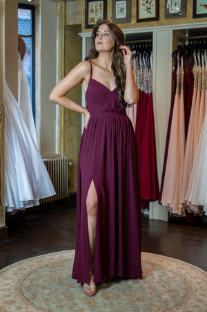 Fall In Love Dress - Bordeaux